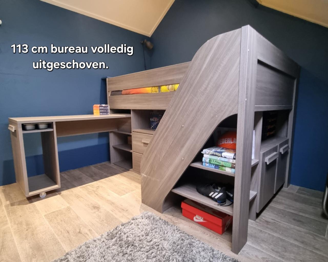 Super bed voor kindjes met veel opbergruimte