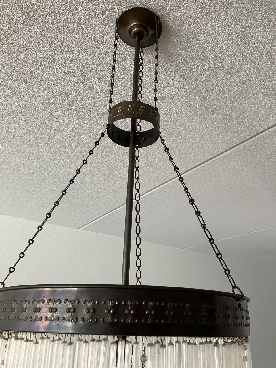 Art deco plafondlamp of hanglamp