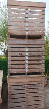 Kisten voor opslag of als haardhout