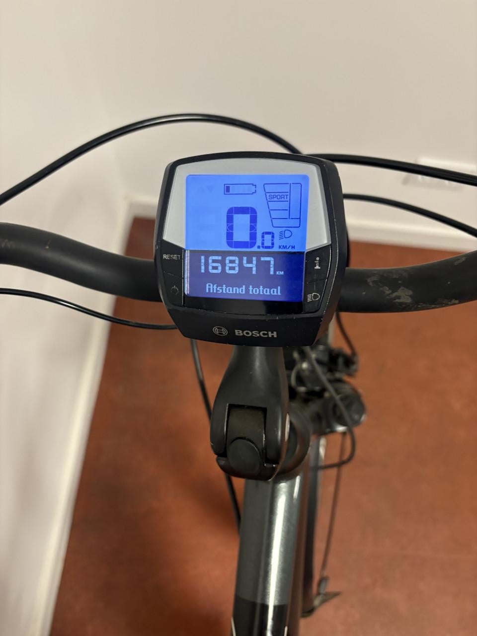 Elektrische herenfiets sterke bosch middenmotor