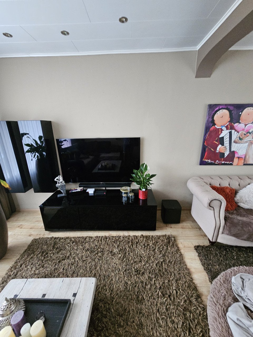 4 hoogglans lakkasten tv meubel