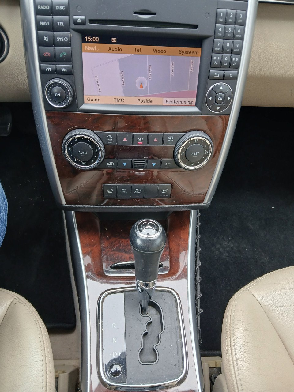 Mercedes 200B Automaat-2009-km.165345-Airco-trekhk-navigatie+opties-5800,=