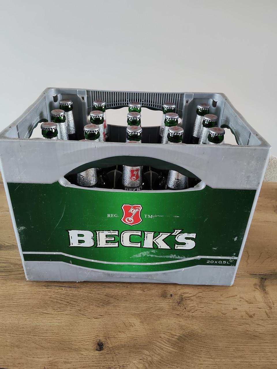 10 kratten Beck's bier 20x50cl