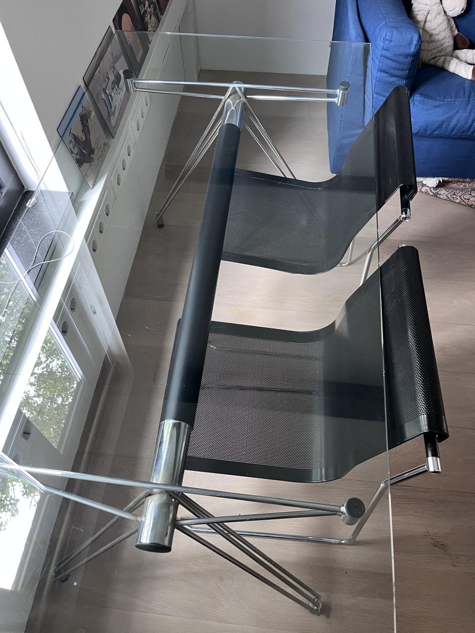 6 airon zwart italiaans design eetkamer stoel