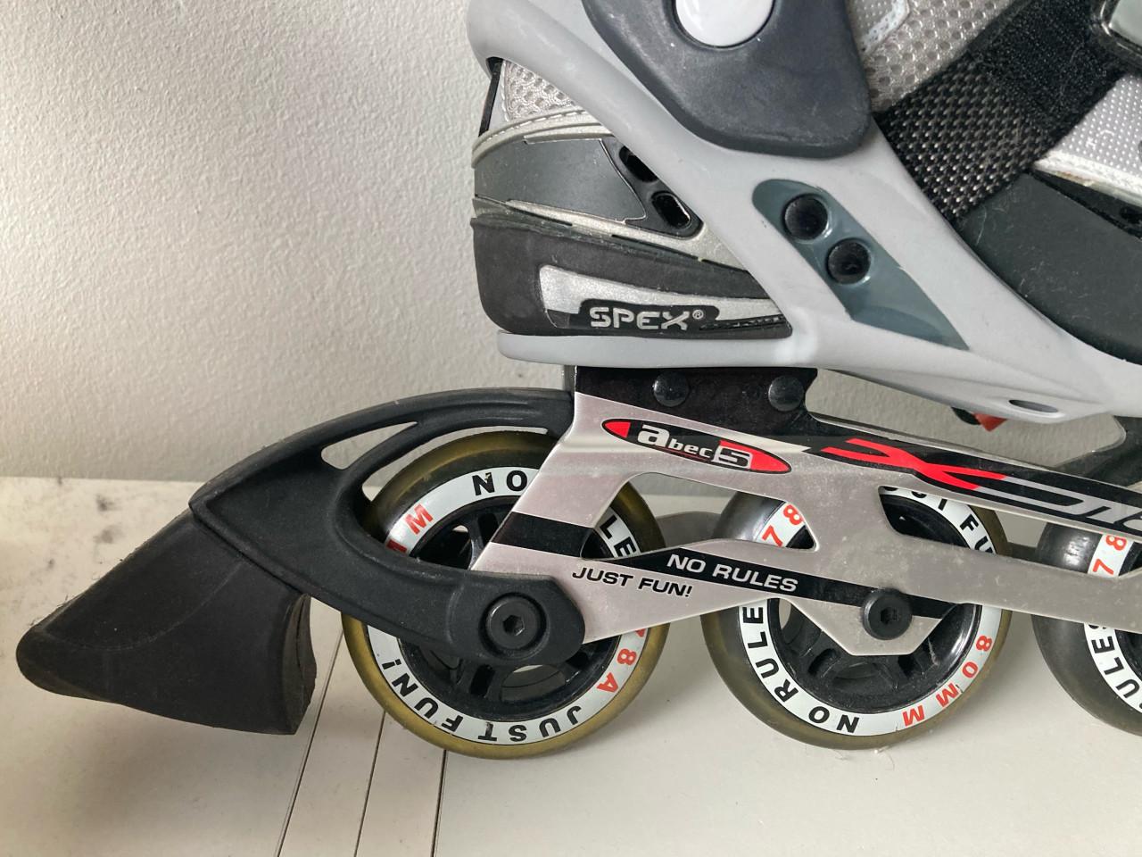 Spex Softmax Inline Skates / Skeelers – Maat 39 – Zwart/Grijs