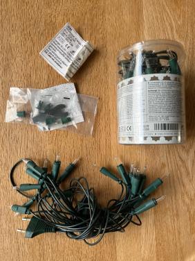 Verlichtingssets kerstboom, 20 en 40 lampjes