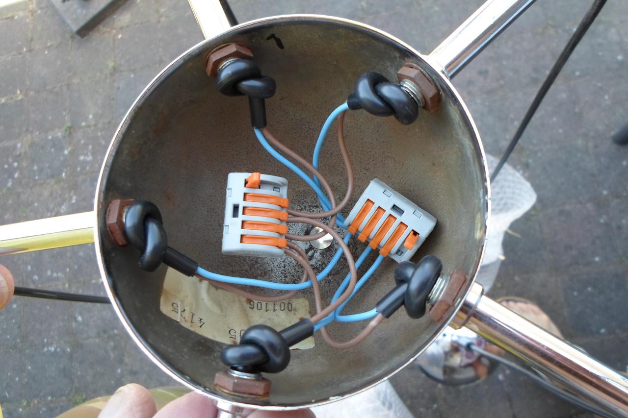 Vintage Cascade Lamp Chroom