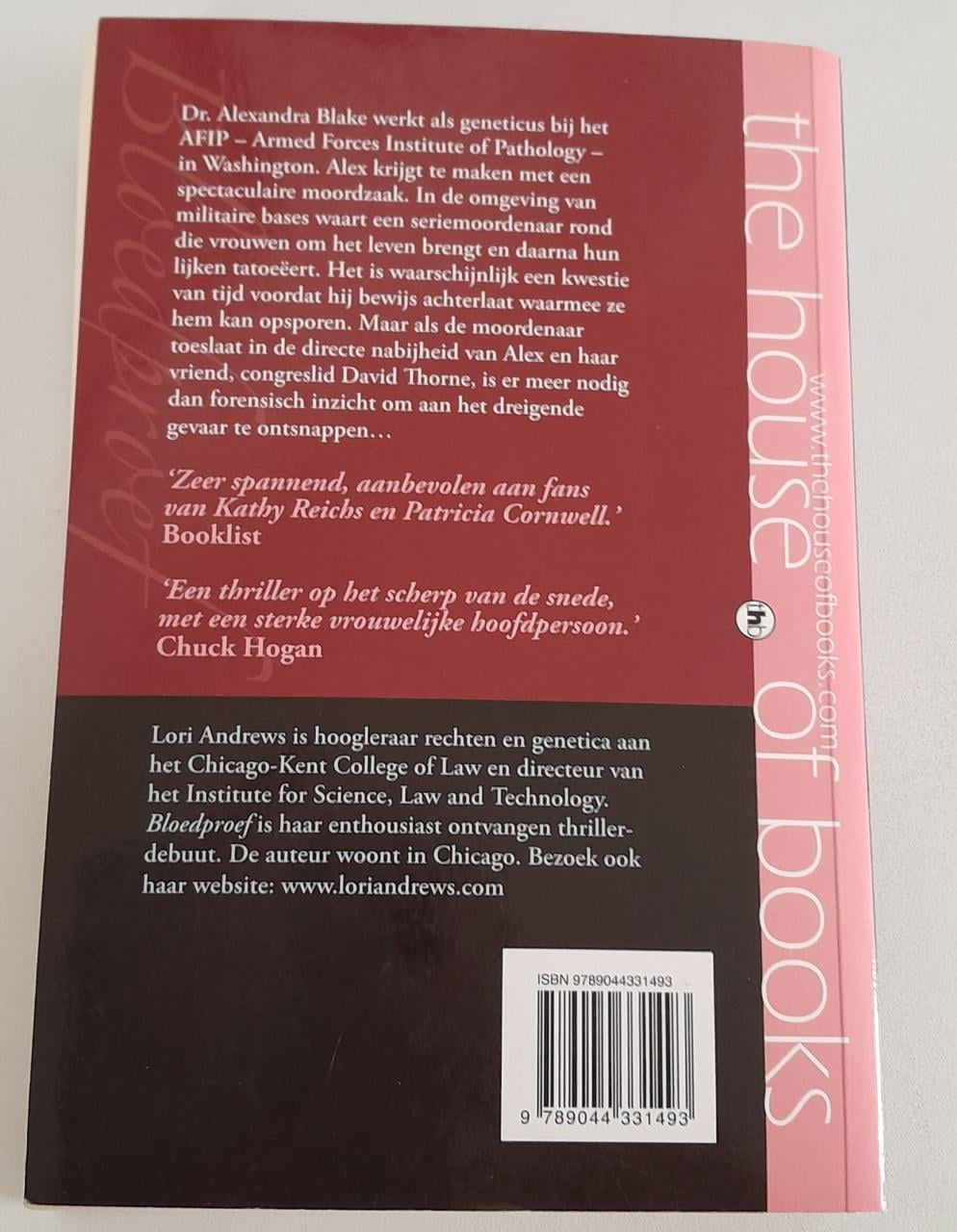 Lori Andrews - Bloedproef.