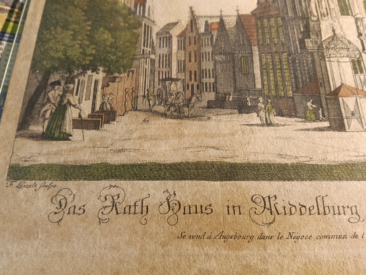 1765 Opticaprent stadhuis Middelburg!