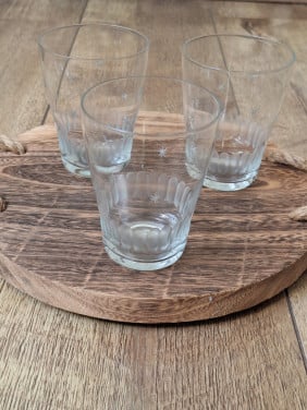 Sap/ water glazen