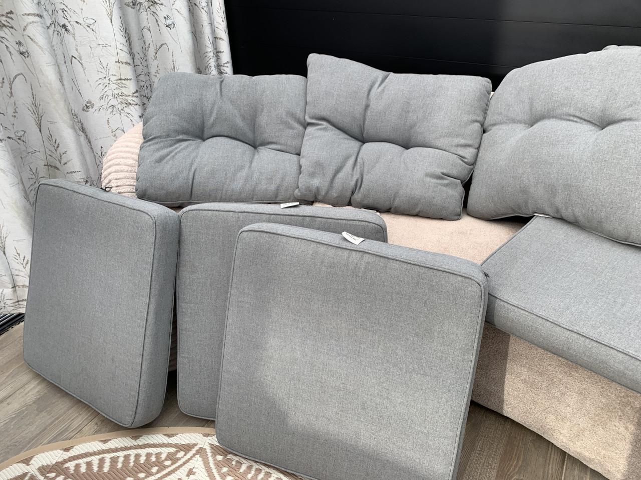 Loungeset kussens. Grijs.