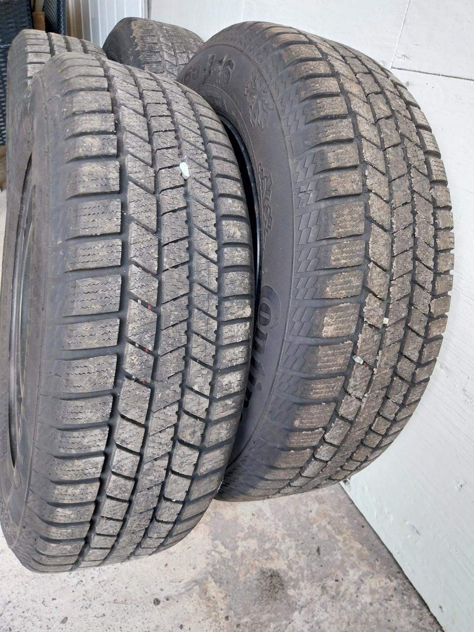 Winterbanden met stalen velg
