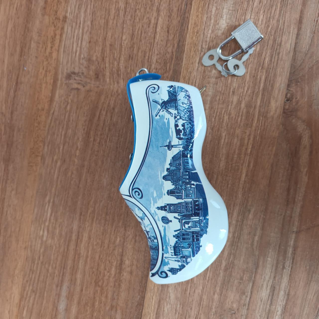 Delfts Blauw klompje spaarpot