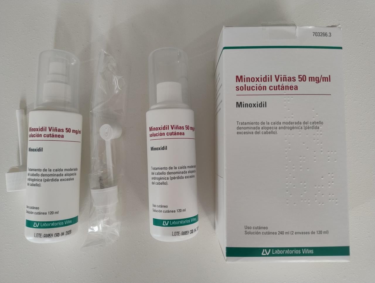 Minoxidil Viñas 50 mg/ml huidoplossing