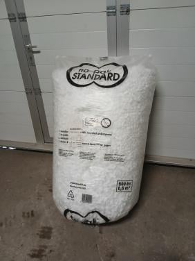 500L vulchips piepschuim opvulmateriaal voor pakketten en dozen.