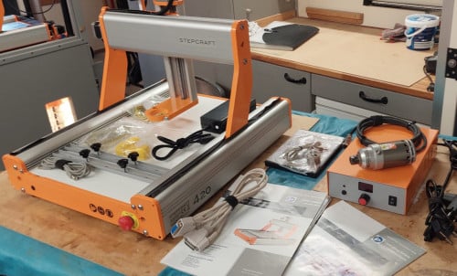 Stepcraft 2, 420, Desktop CNC-/3D-System inclusief HF 500 spindle.