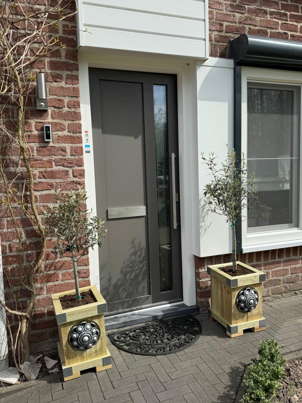 Zeeuwse knop bloembakken projecten ter inspiraties L32 x B35 x H85