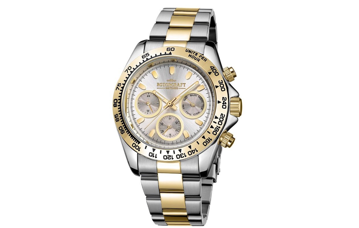 Herenhorloge van Rotorcraft (Cargo RC2703) Zilver Goud of Goud