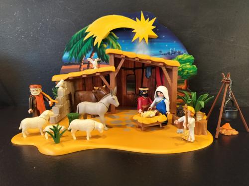 Kerststal Playmobiel