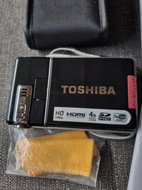 Werkende Toshiba Camileo S10 Full HD digitale video camera....