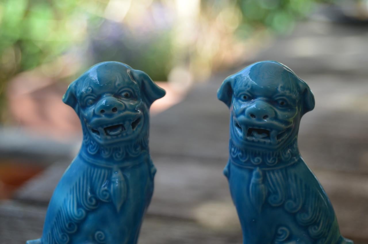 2 Chinese Foo Dogs + 1 reserve in prima staat