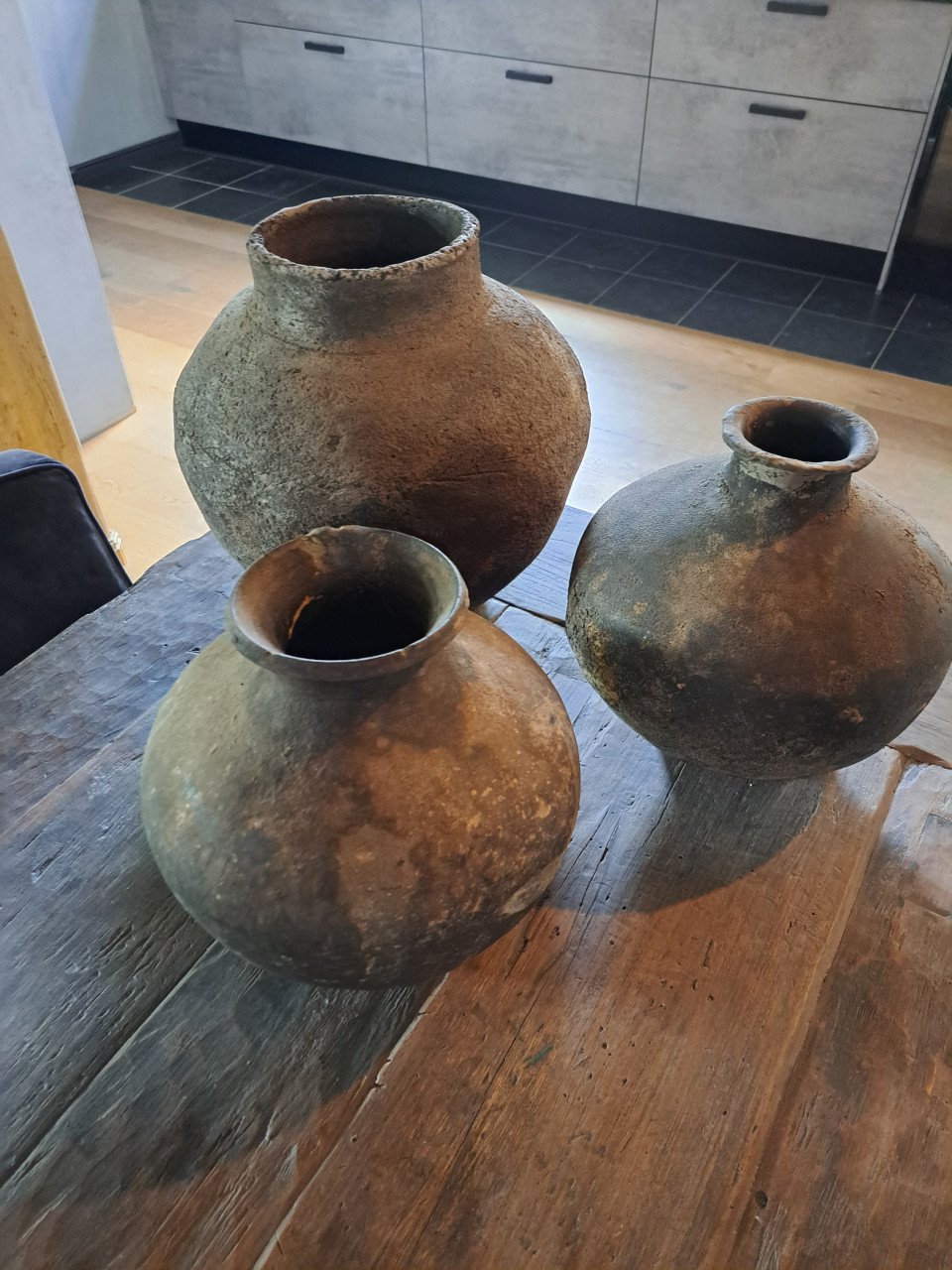 Set oude kruiken