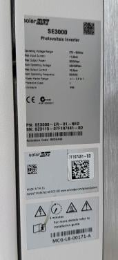 2 x omvormer zonnepanelen