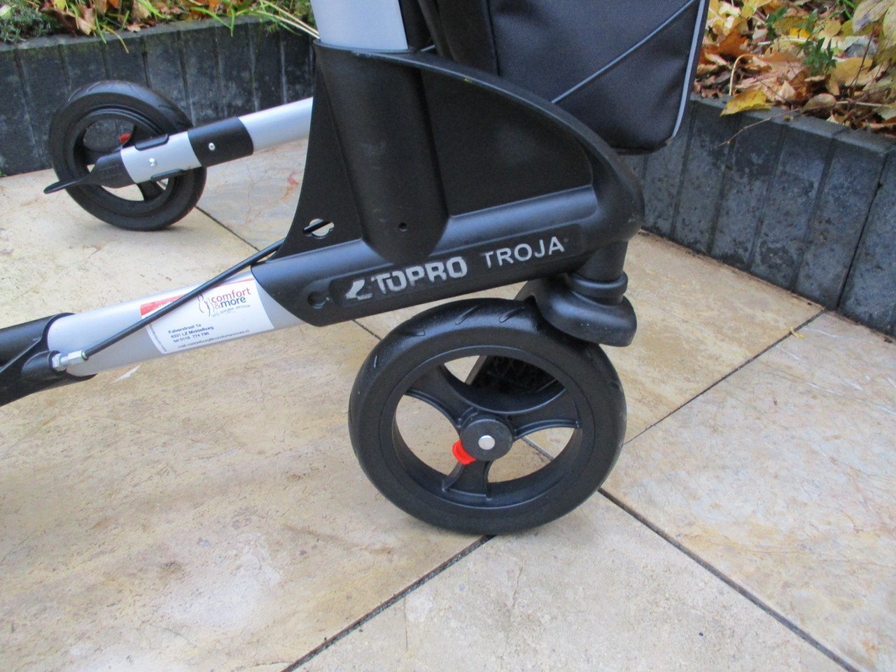 Zgan Topro Troja 2G opvouwbare lichtgewicht rollator met ...