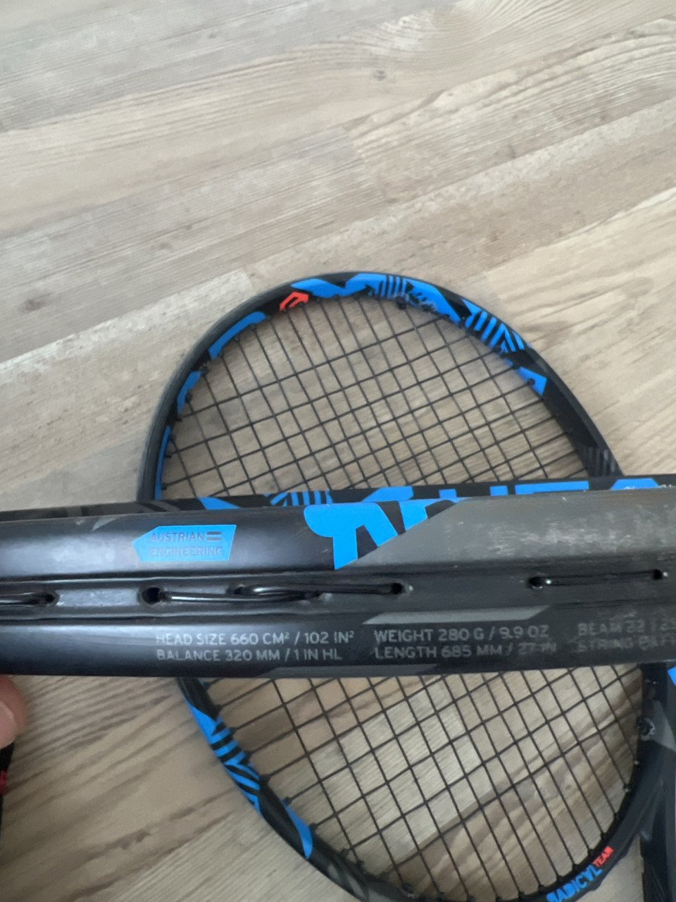 Head radical tennisracket