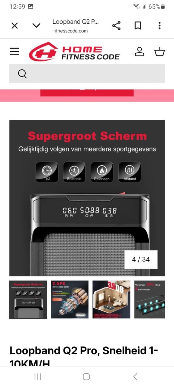 Loopband Homefitnesscode Q2 Pro