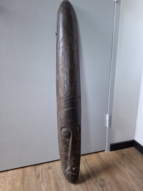 Prachtig houten masker