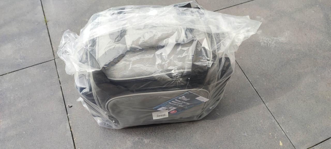 Mooie en stevige vis tas.