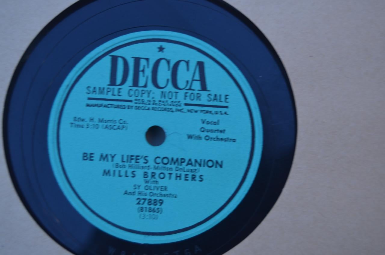 WIBW - The voice of Kansas radio album - Mills brothers