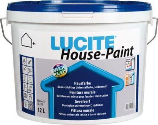 Lucite Housepaint 1021T Zwart – verkrijgbaar in 1, 5 en 12 liter
