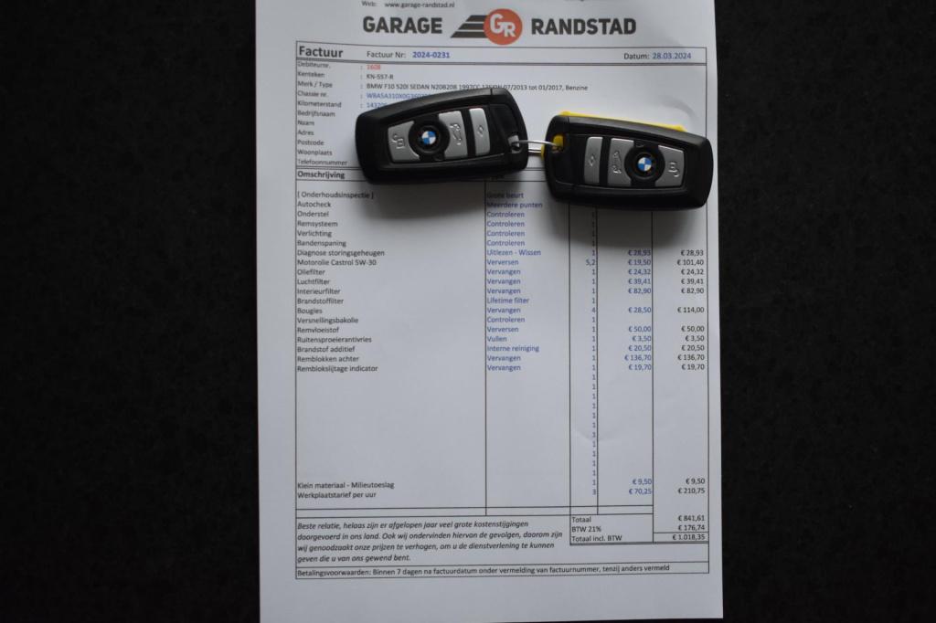 BMW 5 Serie 520i m sport | schuifdak | camera | leder | nap | adapt. cruise