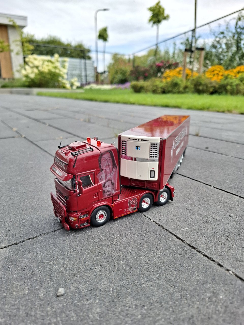 Schaalmodel vrachtwagen