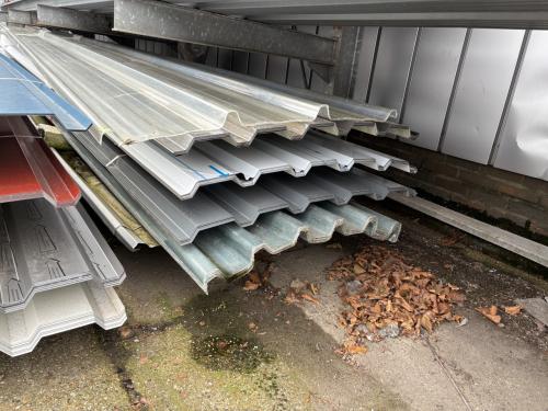 Damwandplaten. 6 euro per mtr