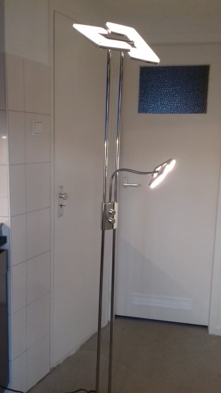 Vloerlamp van Chroom