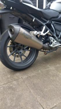 Akrapovic sport einddemper BMW R 1200 RS & R LC bouwjaar 2015