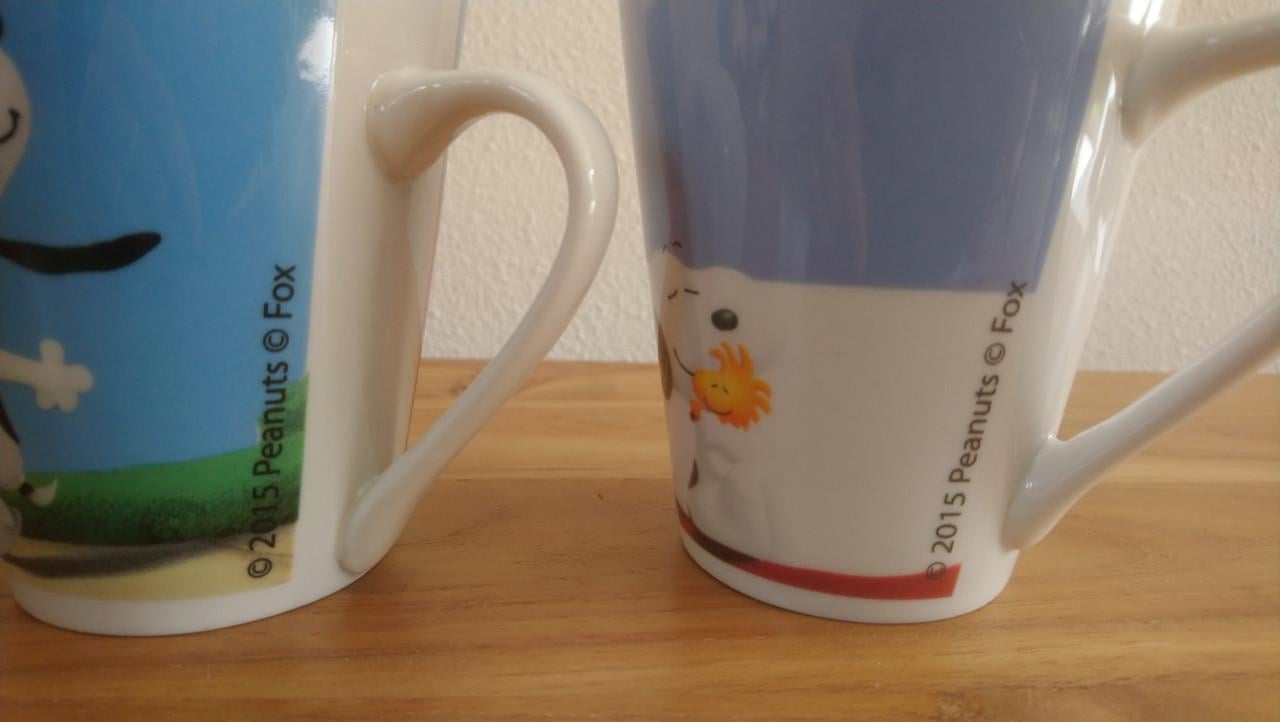 Set Snoopy en Charlie Brown mokken - NIEUW