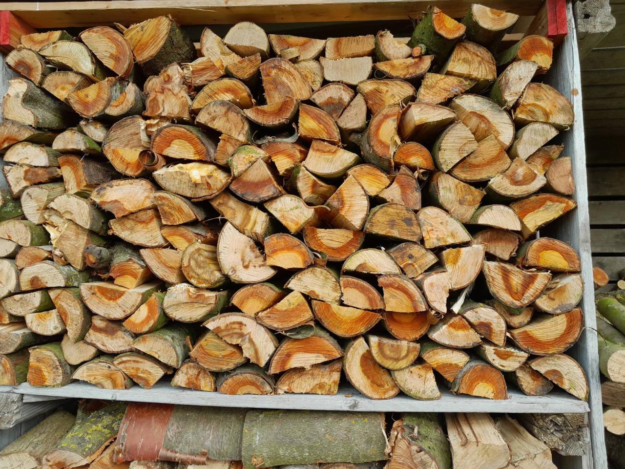 Brandhout van diverse soorten.