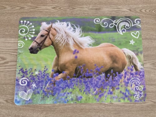 Grote placemat paard 65 x 45 cm