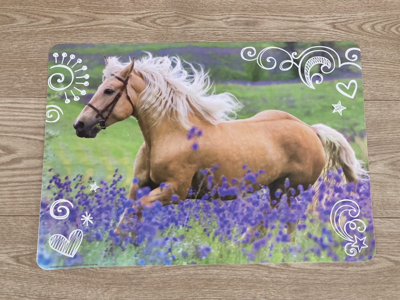 Grote placemat paard 65 x 45 cm