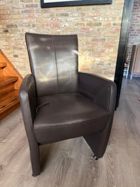 2 eetkamer stoelen-fauteuils