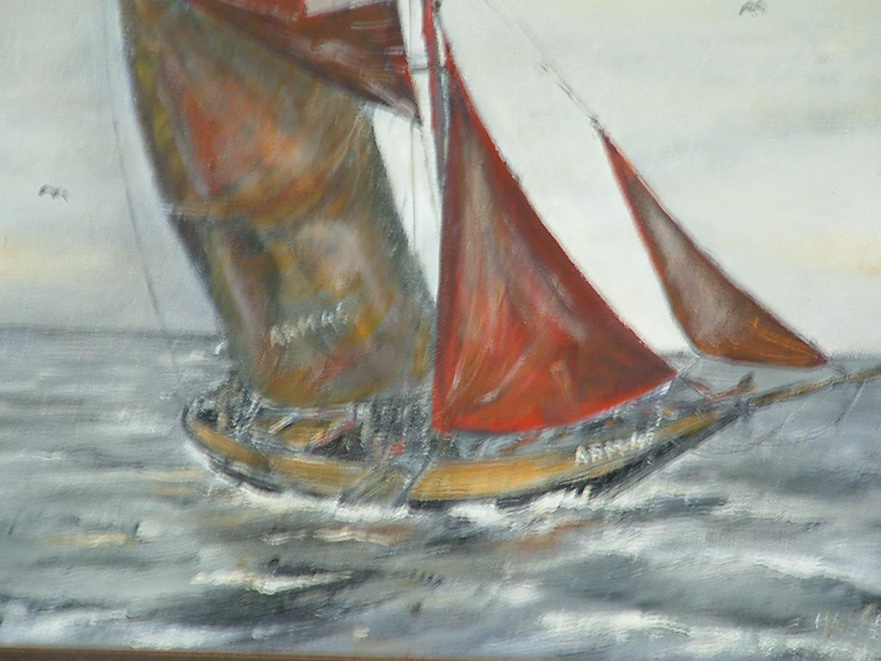 Zeiler visserij houten schepen