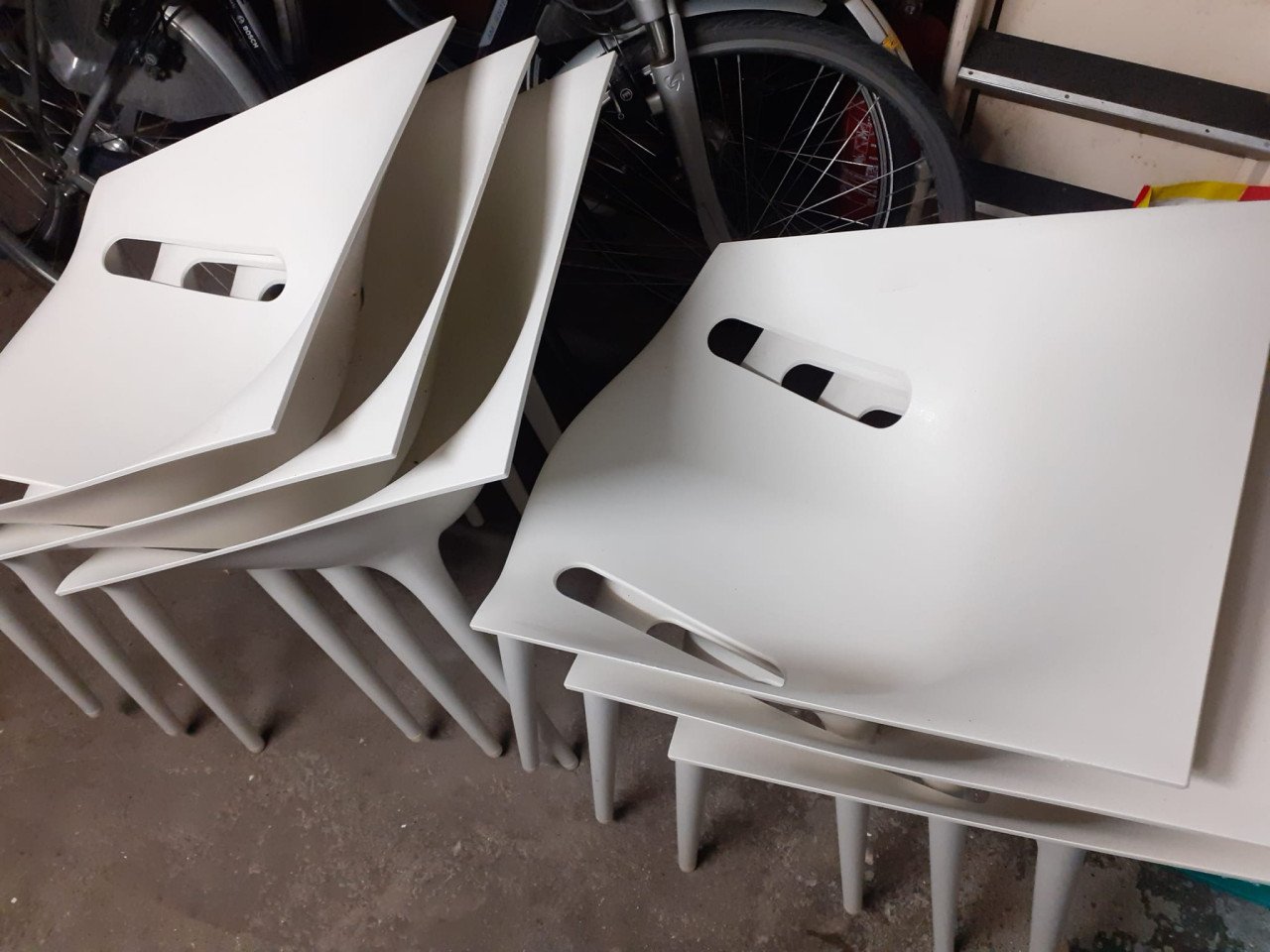 6 stuks DR. Yes Kartell design S+Arck with Eugeni stoelen