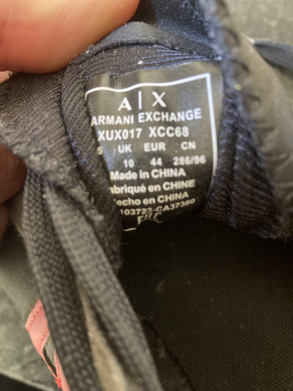 Armani sneakers