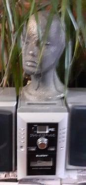1x Stereo Radio BLUE-SKY ......... leuk Mini -setje