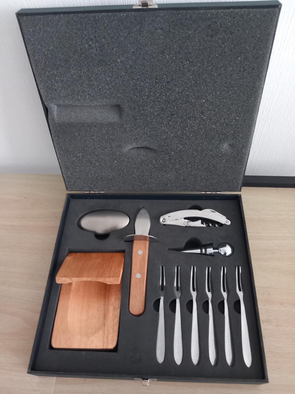 Oester wijn geschenk set . 100% NIEUW