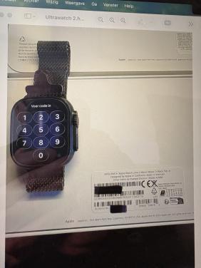 Apple Watch Ultra 2, 49 mm, Milanese Loop Carbon Neutraal 100%